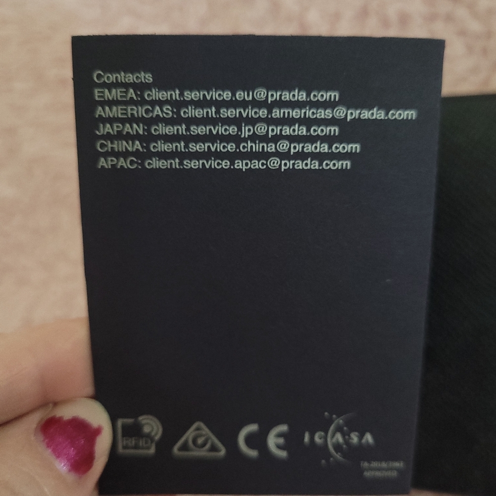 Prada Black Wallet with Gold Accents - Picture 9 of 16